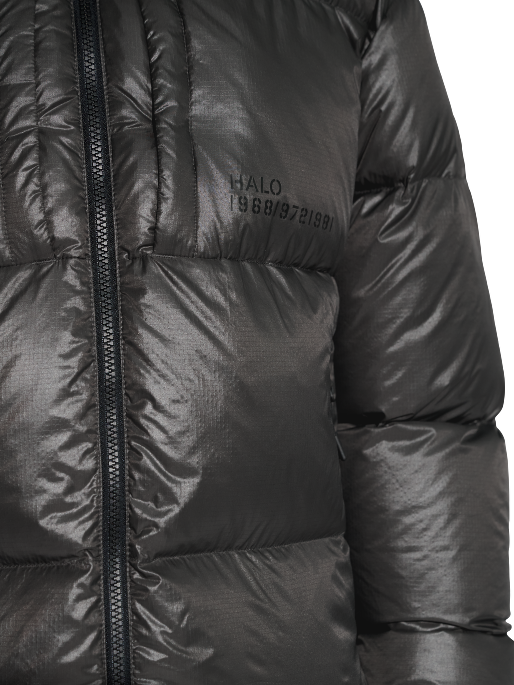 HALO TROOPER DOWN  JACKET, RAVEN, model