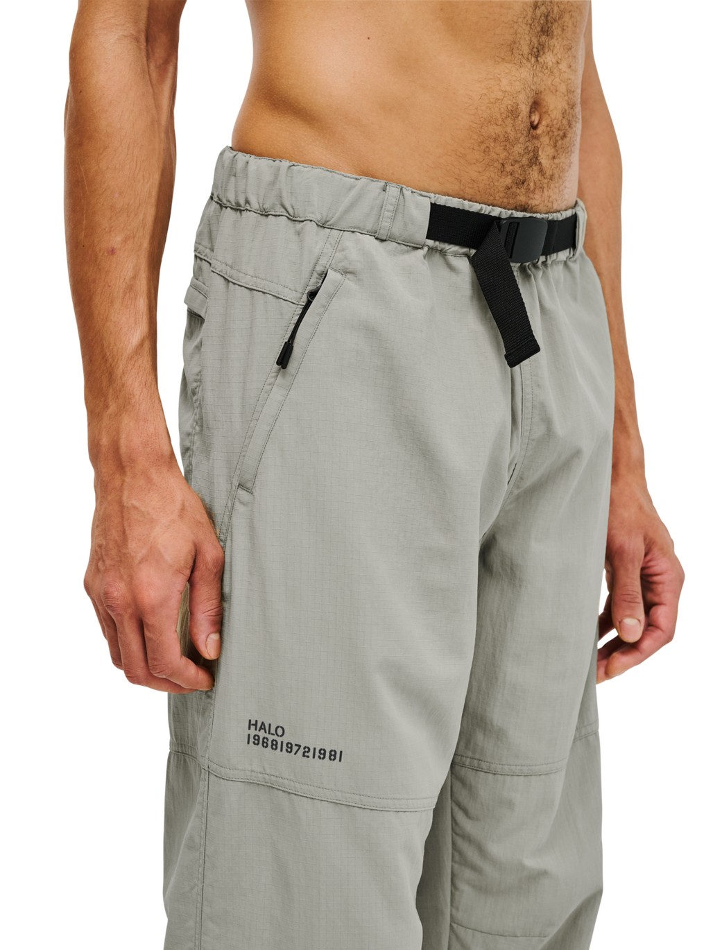 HALO ASSET PANTS, SENECA ROCK, model