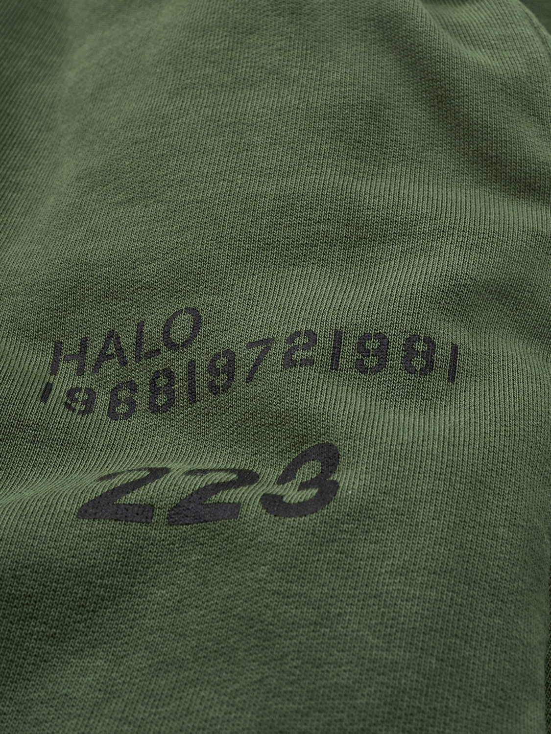 HALO COTTON SWEATPANTS, OLIVE NIGHT, packshot