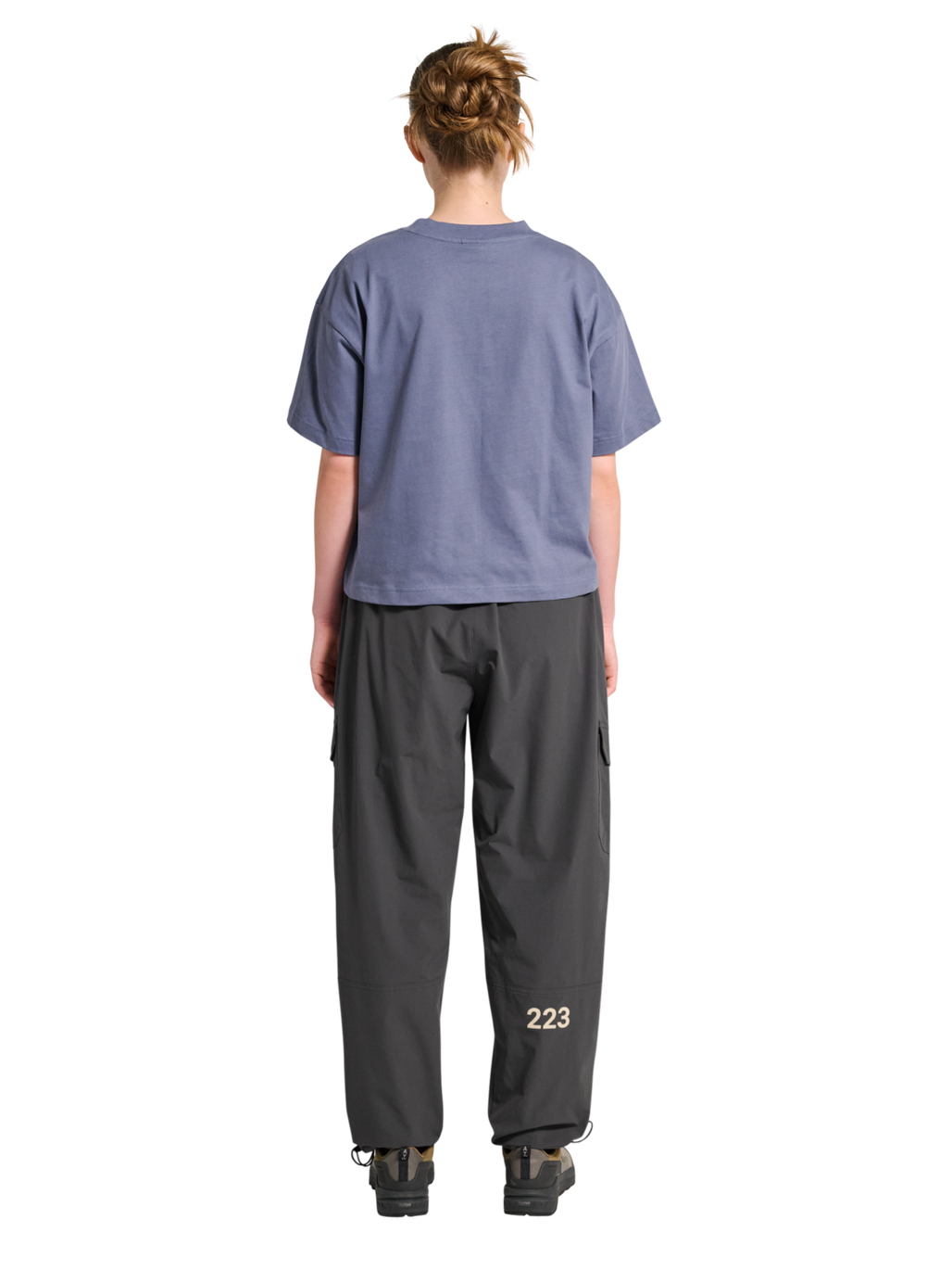 HALO TRAIL PANTS, ASPHALT, model