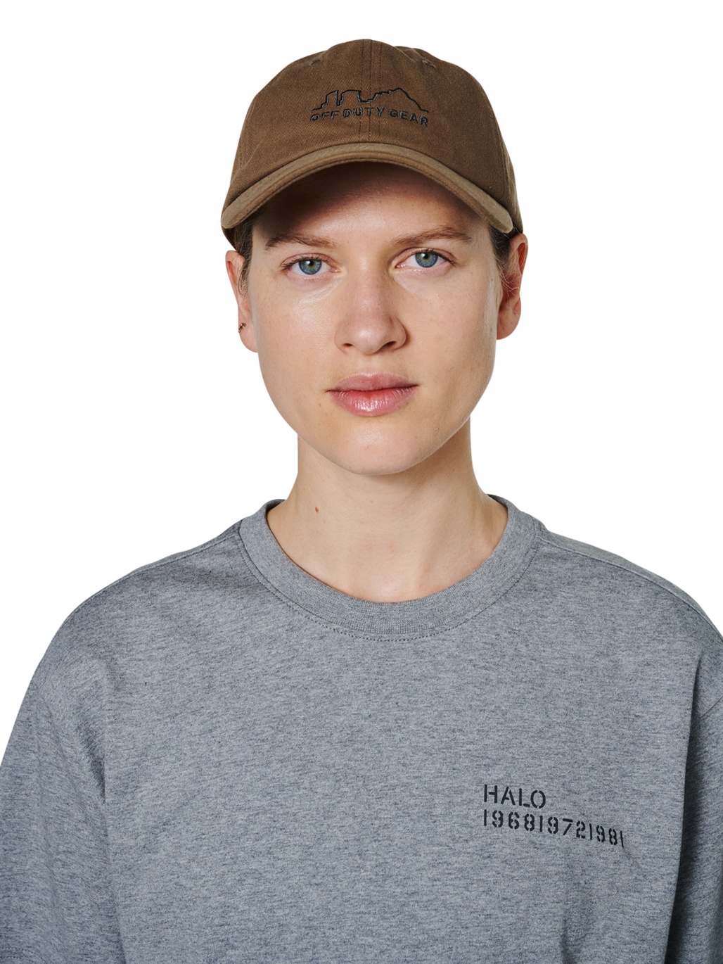 HALO COTTON CAP, CHOCOLATE CHIP, model