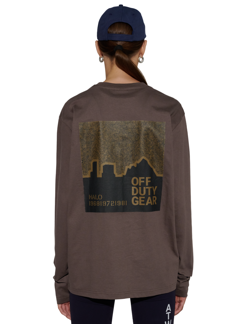 HALO GRAPHIC L/S T-SHIRT 02, BRACKEN, model