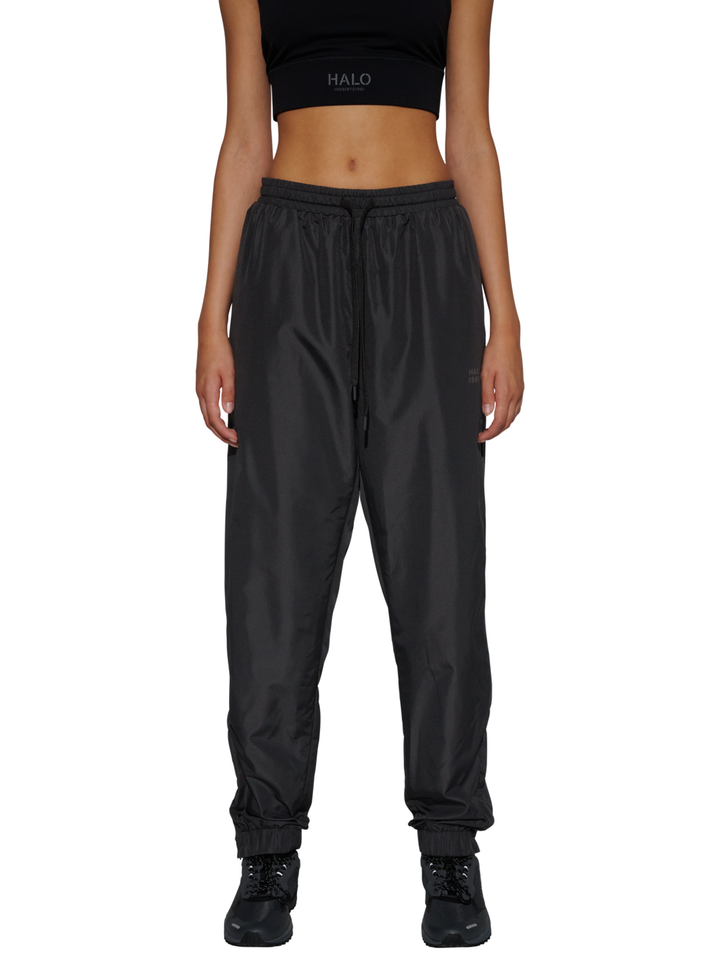 HALO TRACKSUIT  PANTS, BLACK, model