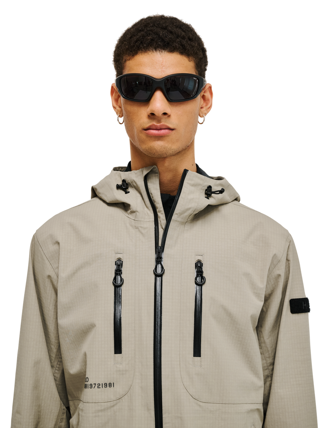 HALO ASSET JACKET, SENECA ROCK, model