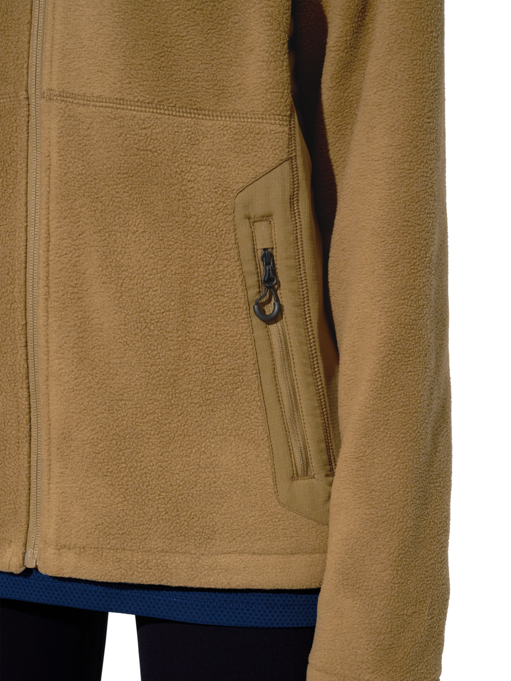 HALO ATW TEDDY FLEECE JACKET, KANGAROO, model