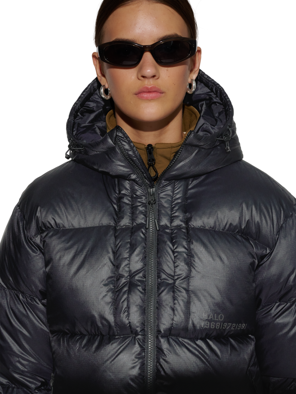 HALO TROOPER DOWN  JACKET, BLACK, model