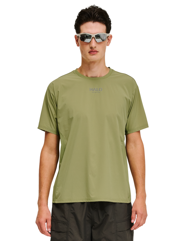 HALO SCOUT SS T-SHIRT, CEDAR, model