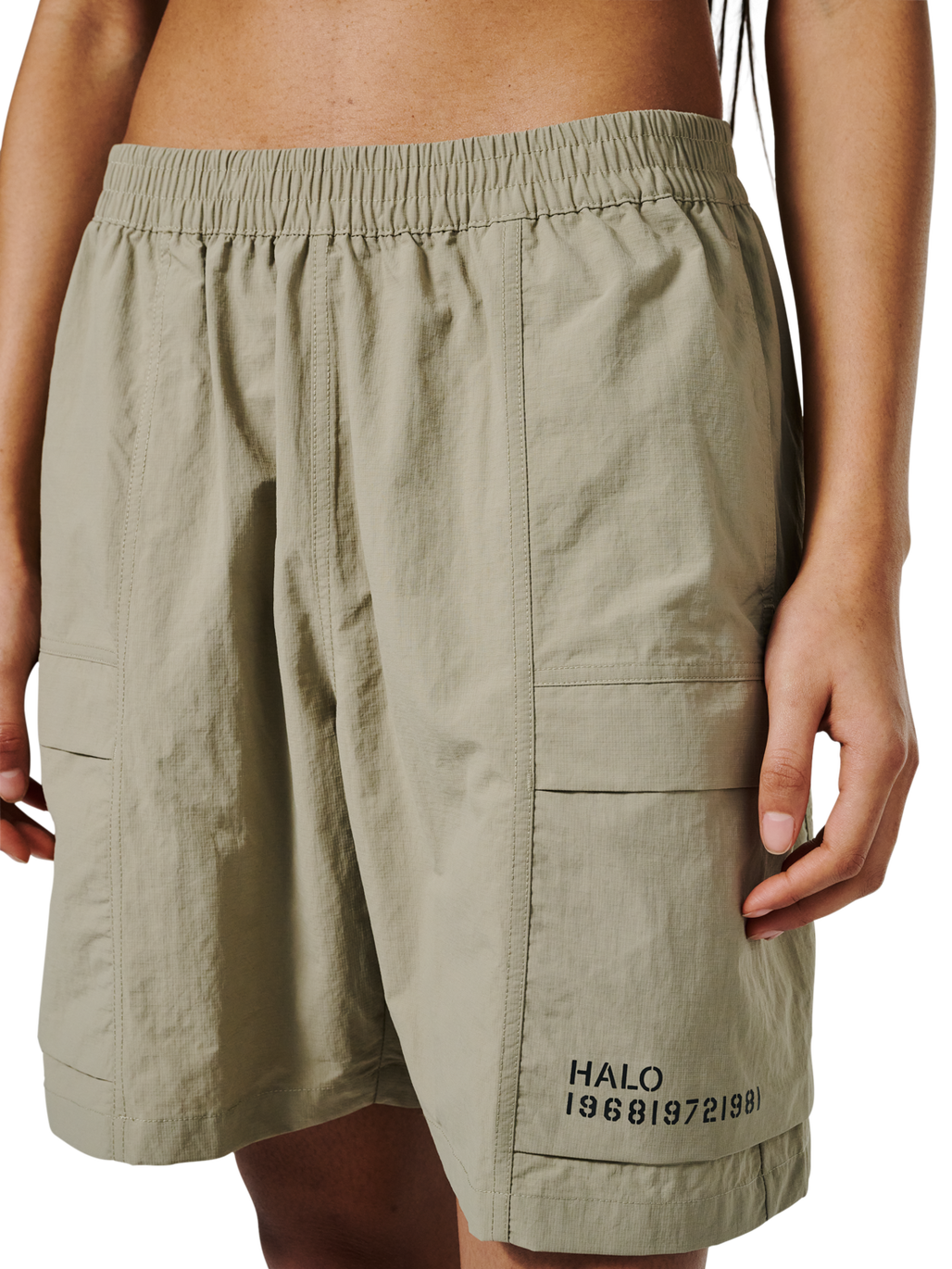 HALO RANGER SHORTS, SENECA ROCK, model