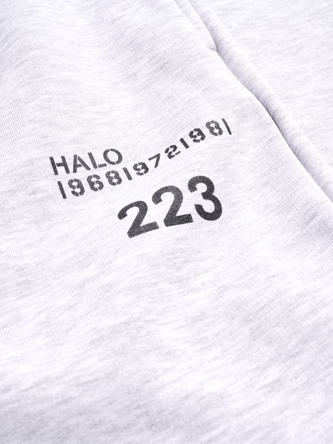 HALO COTTON SWEATPANTS, LT GREY MELANGE, packshot