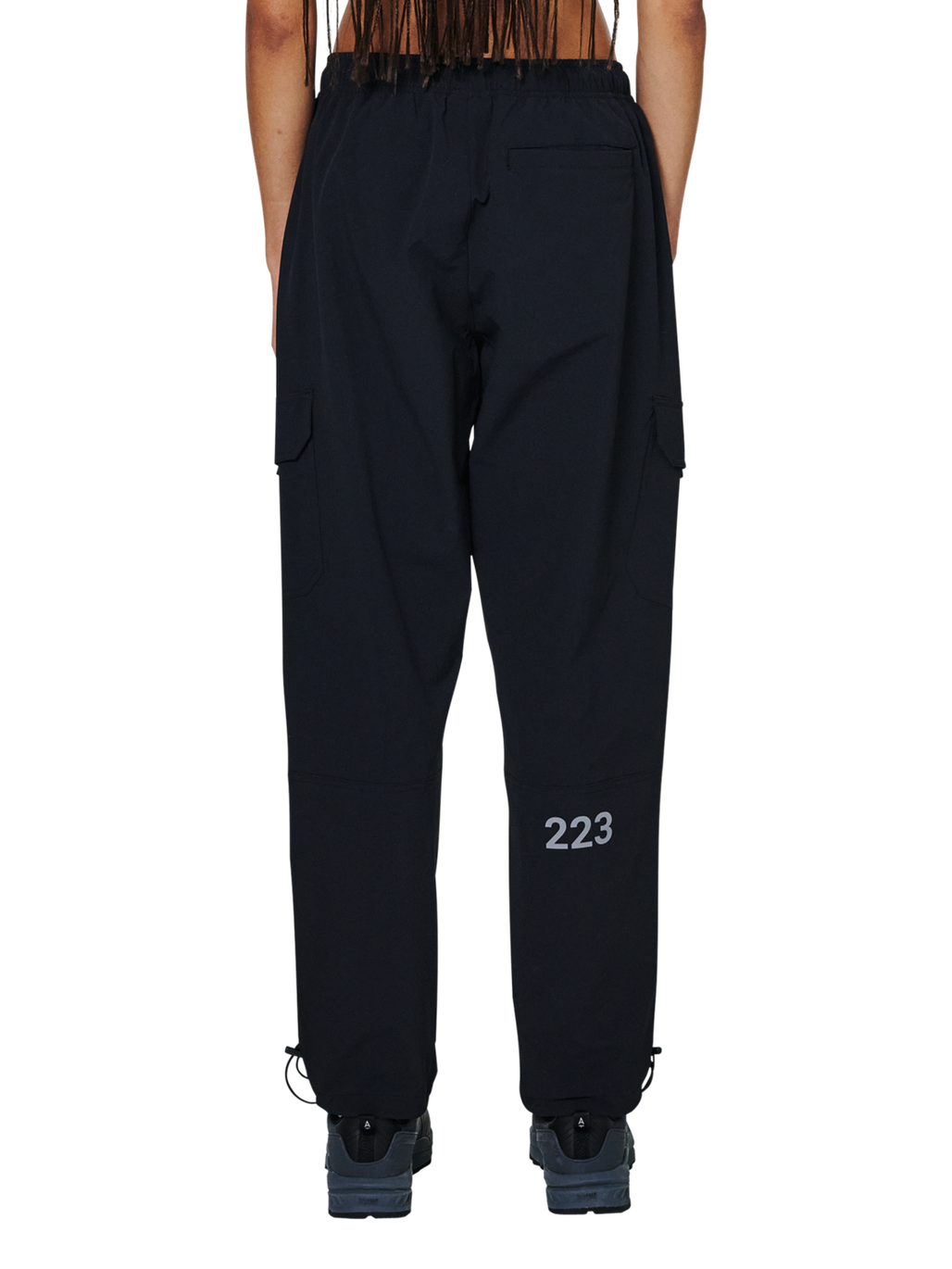 HALO TRAIL PANTS, BLACK, model