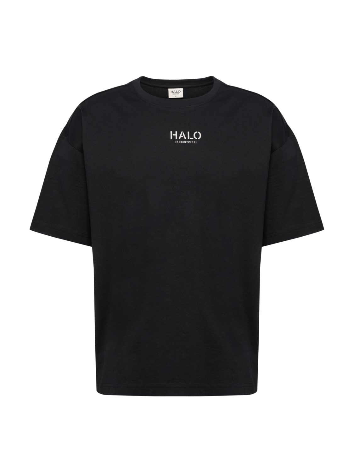 HALO GRAPHIC T-SHIRT BOXY 01, BLACK, packshot