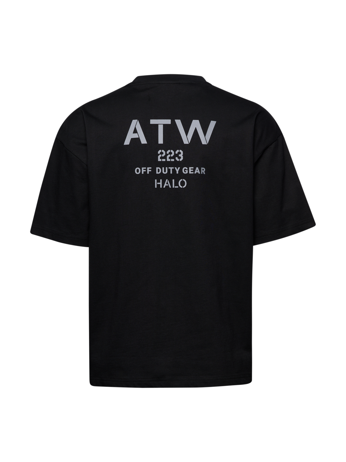 HALO GRAPHIC BOXY T-SHIRT, BLACK/GRIFFIN/GRIFFIN, packshot