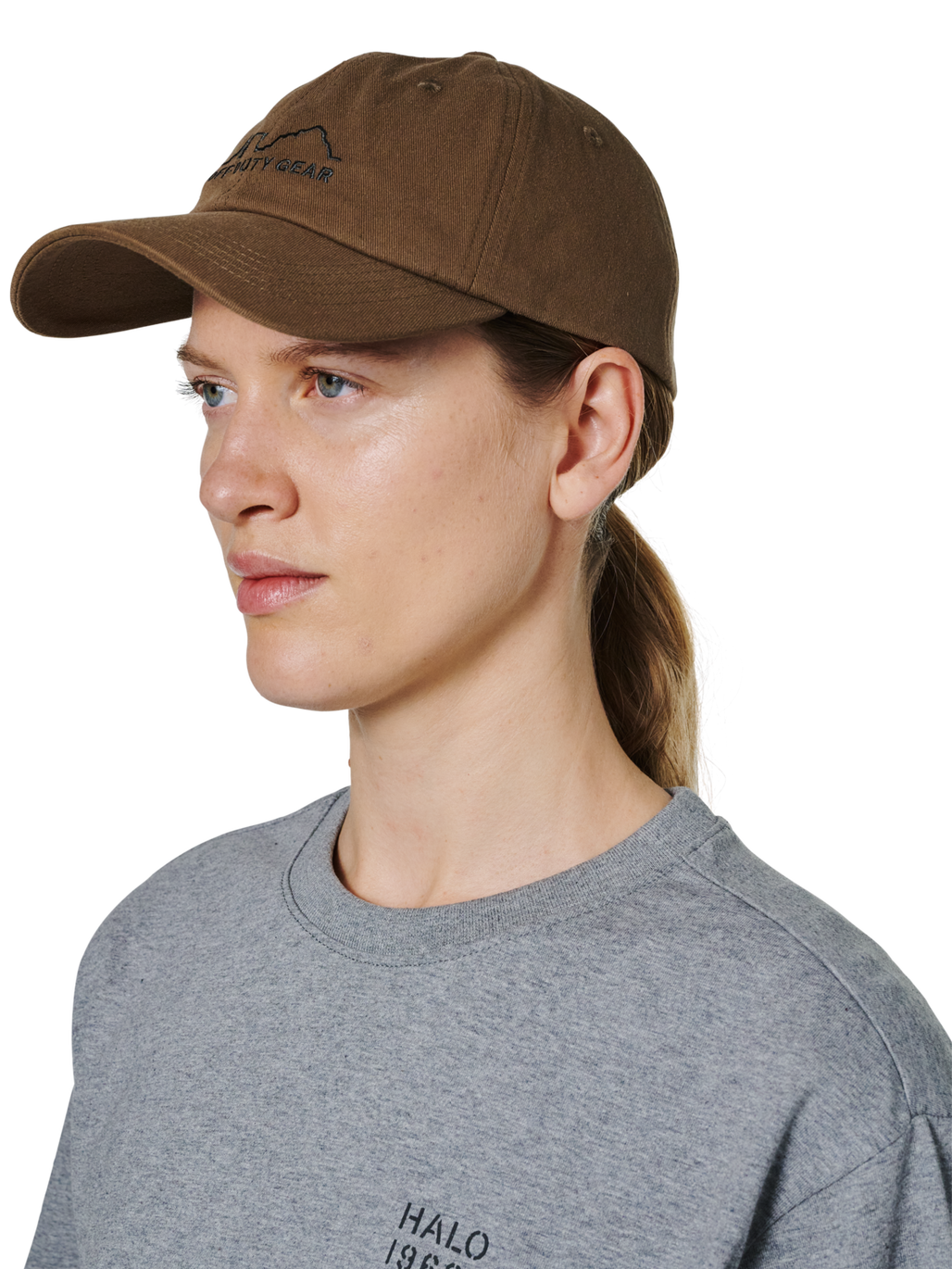 HALO COTTON CAP, CHOCOLATE CHIP, model