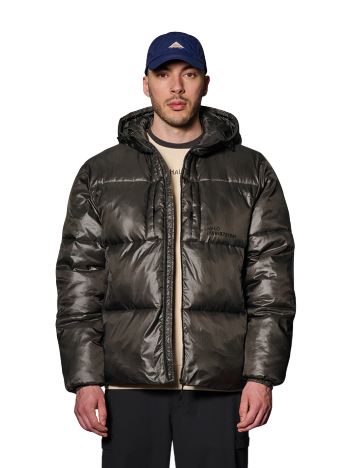 HALO TROOPER DOWN  JACKET, RAVEN, model