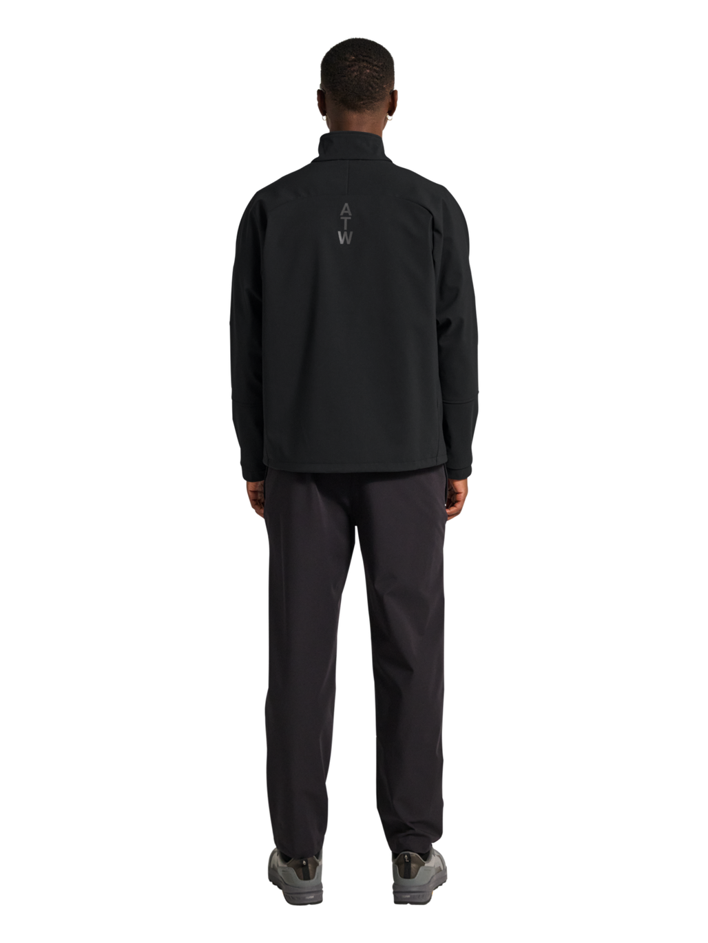 HALO ELITE SOFTSHELL JACKET, BLACK, model