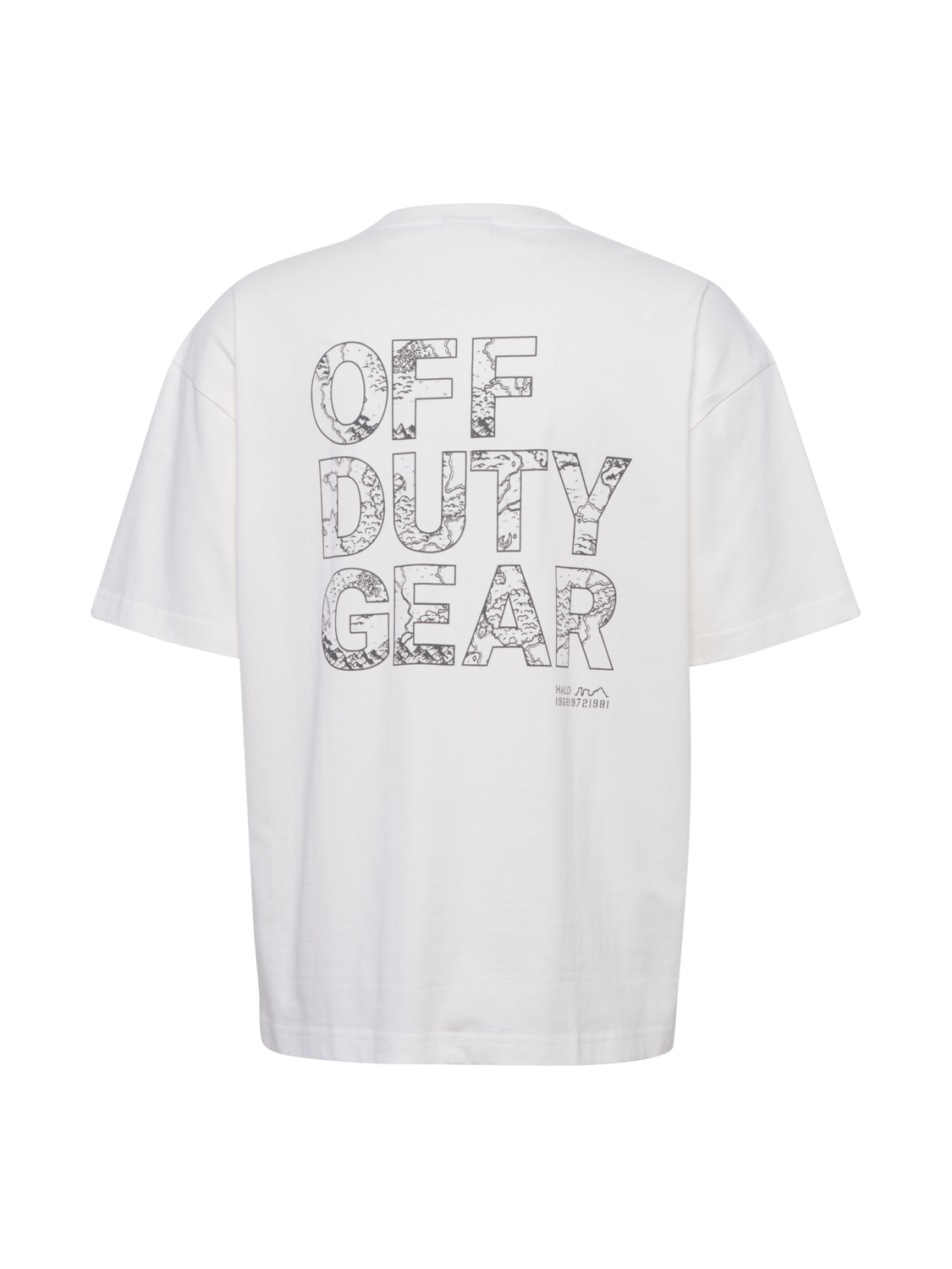 HALO GRAPHIC T-SHIRT BOXY 01, MARSHMALLOW, packshot