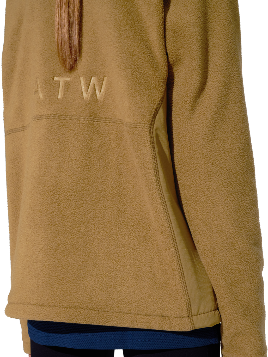 HALO ATW TEDDY FLEECE JACKET, KANGAROO, model