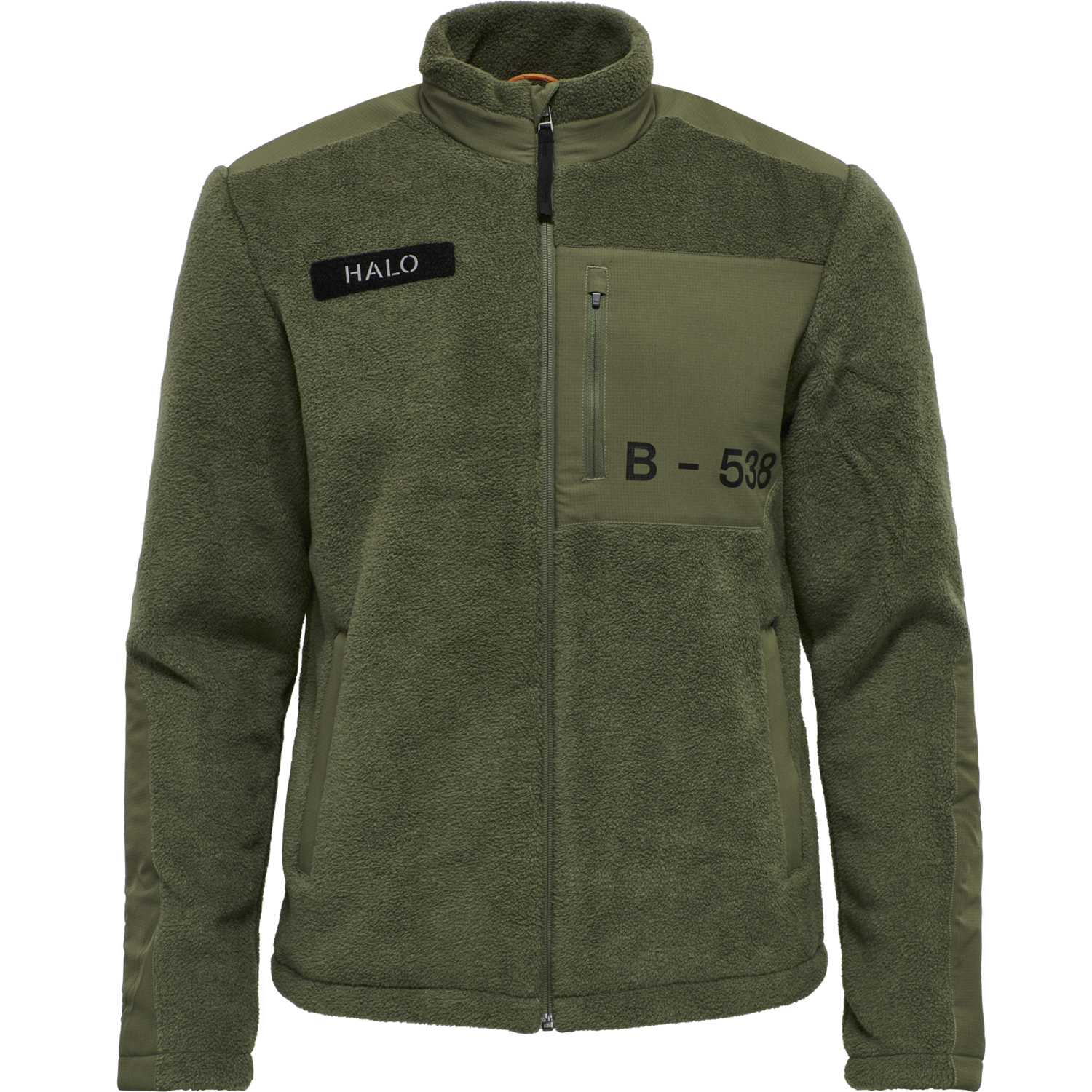 HALO FLEECE JACKET, WINTER MOSS, packshot