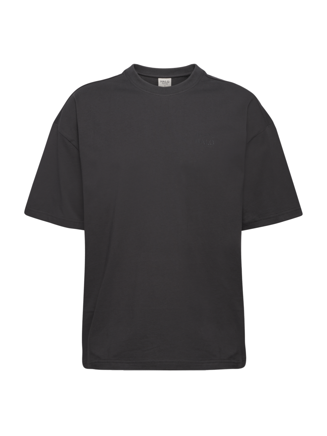 HALO GRAPHIC BOXY T-SHIRT, RAVEN, packshot