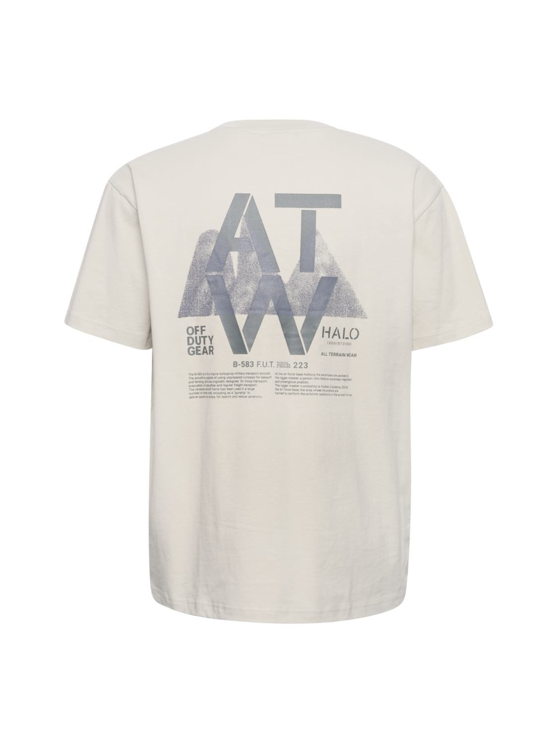 HALO GRAPHIC T-SHIRT 04, SILVER LINING, packshot