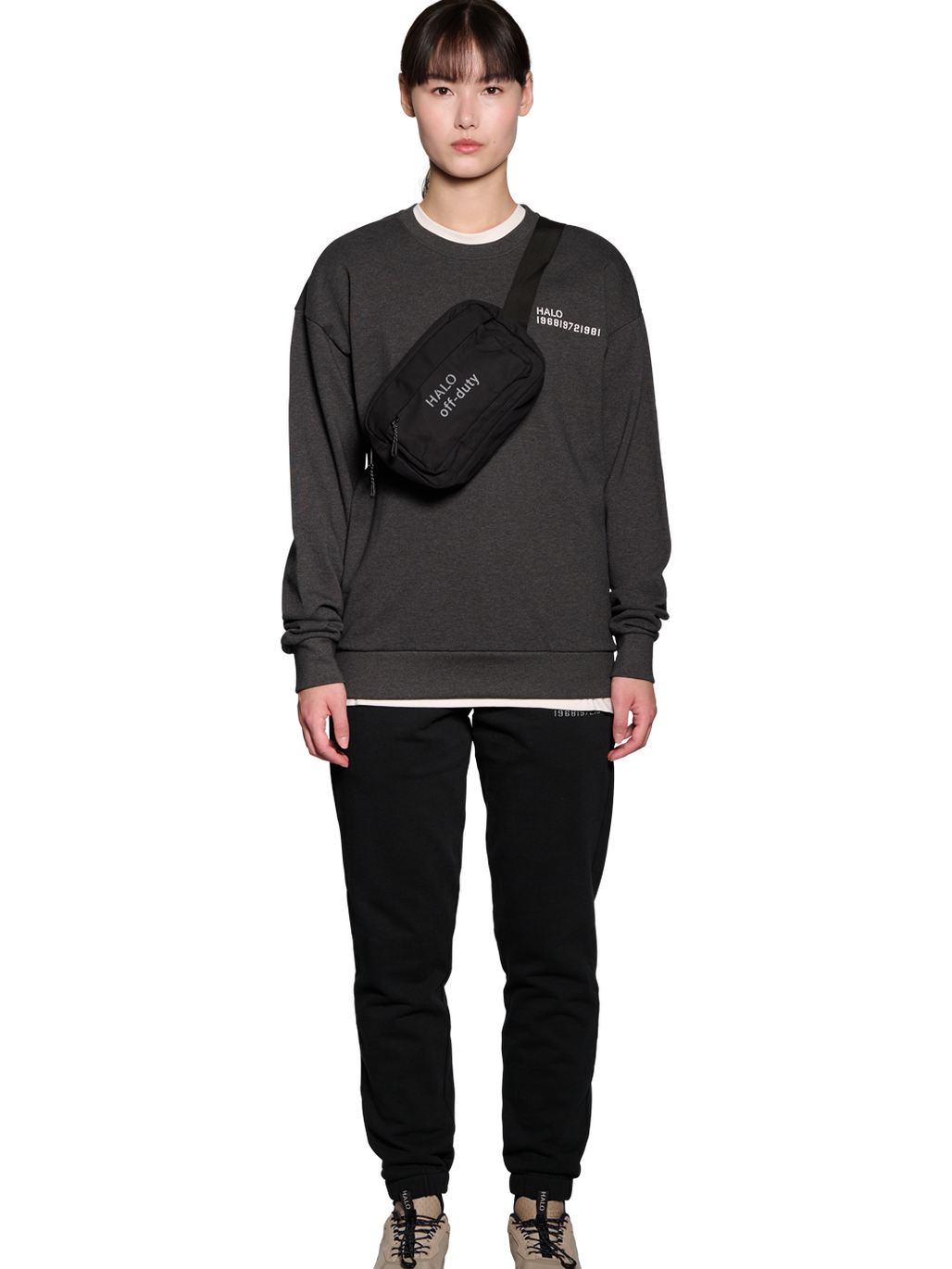 HALO DURA WAISTBAG, BLACK, model