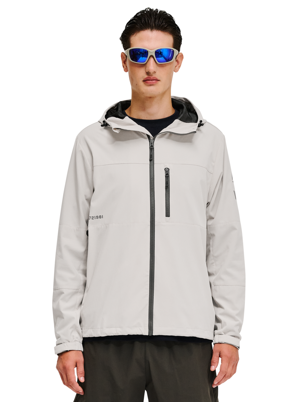 HALO AVIATION JACKET, SILVER LINING, model