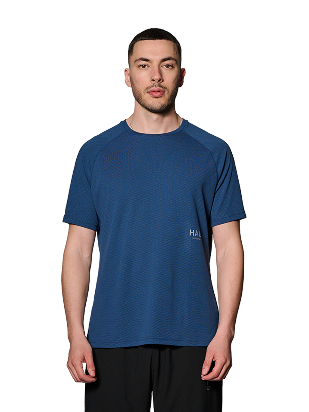 HALO SORONA T-SHIRT, SARGASSO SEA, model