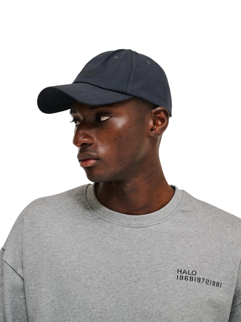 HALO COTTON CAP, DARK SLATE, model
