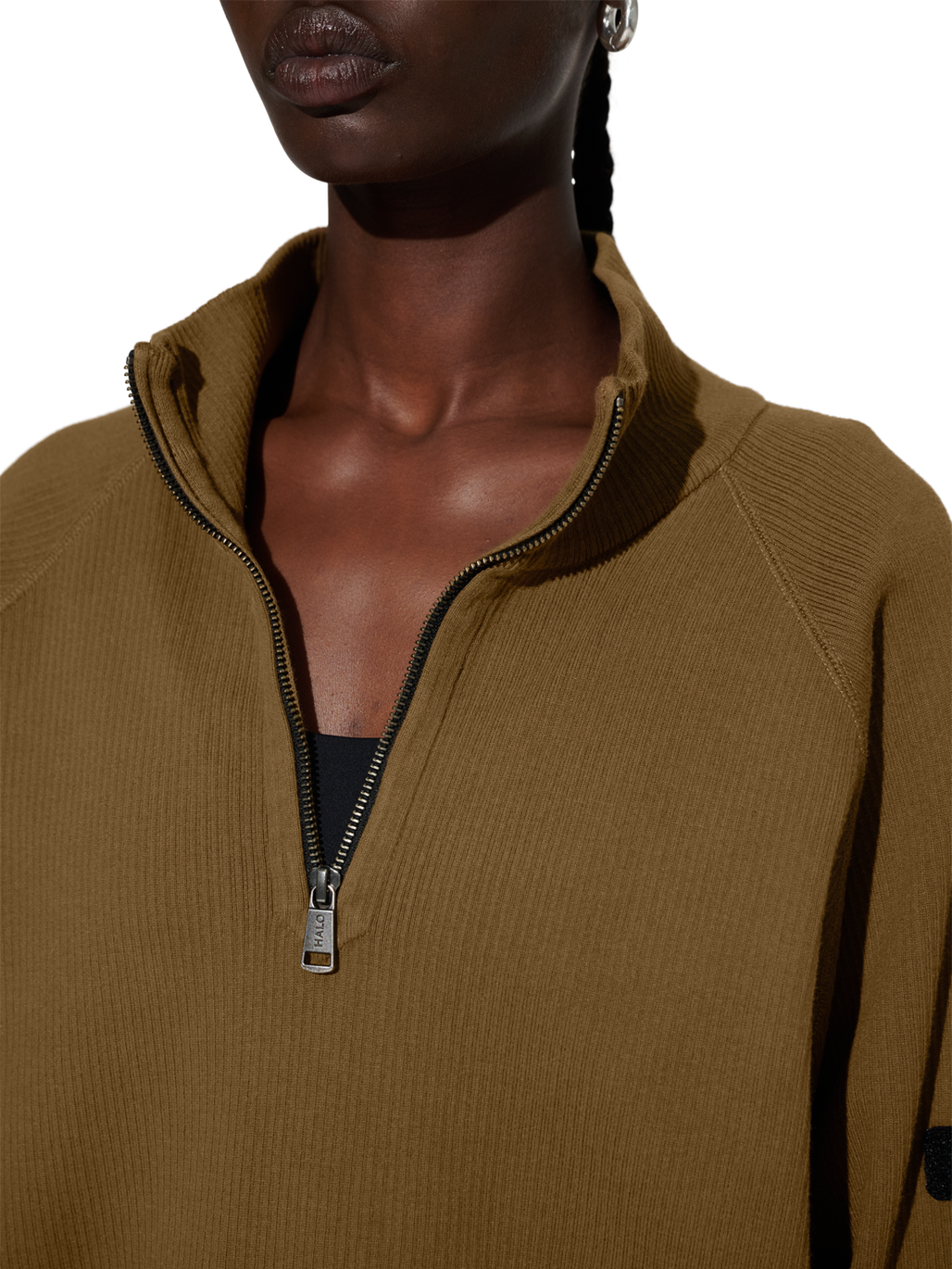 HALO INFANTRY HALF ZIP, KANGAROO, model