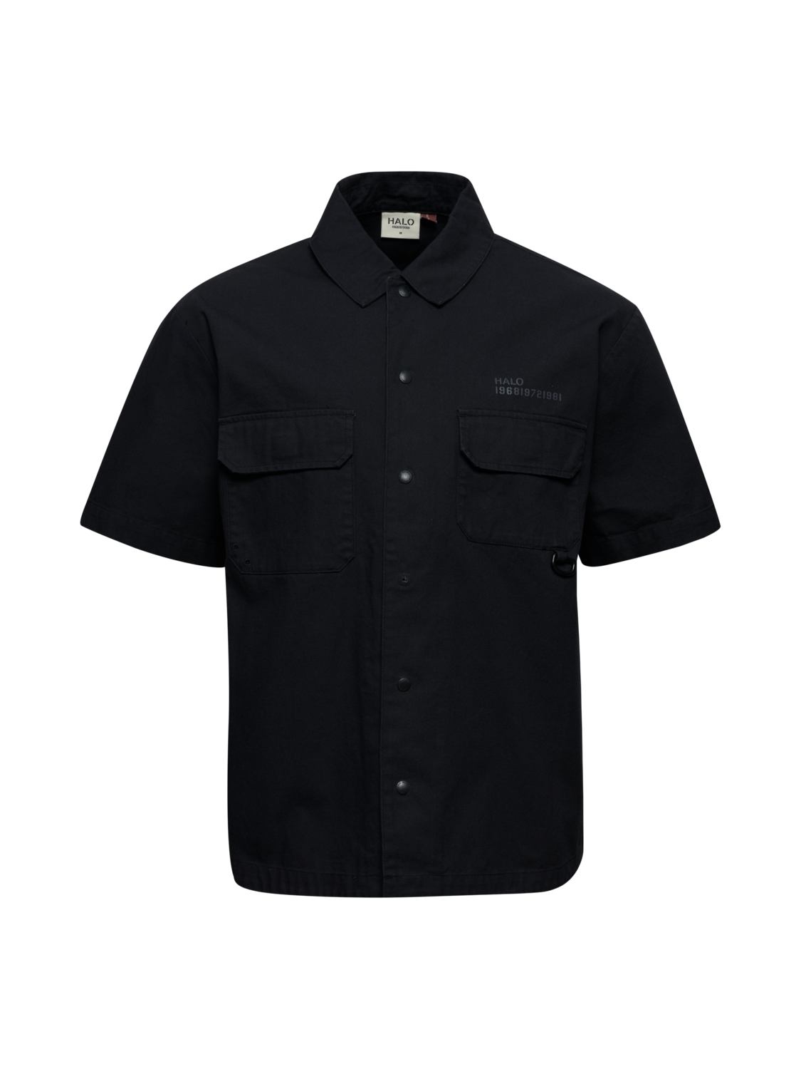 HALO COMMAND SS SHIRT, BLACK, packshot