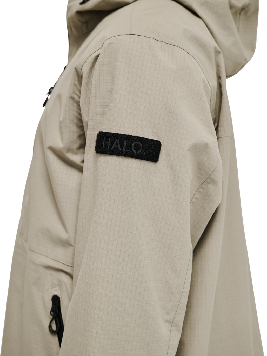 HALO ASSET JACKET, SENECA ROCK, model