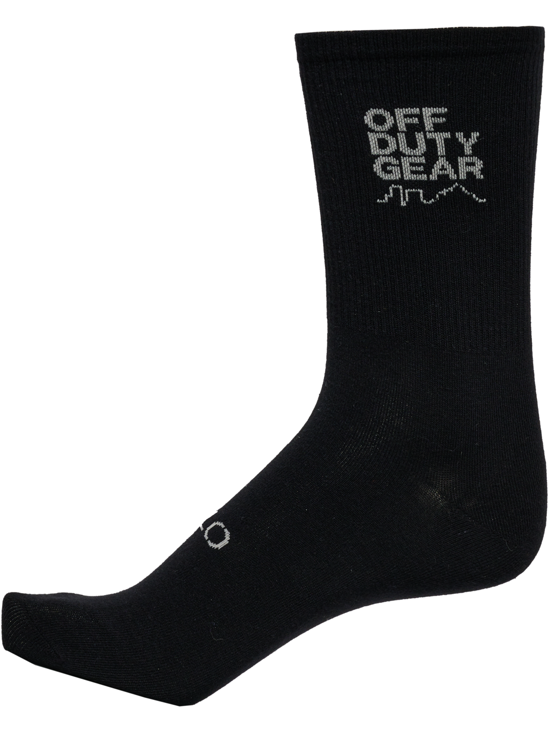 HALO COTTON SOCKS, BLACK/SILVER LINING, packshot