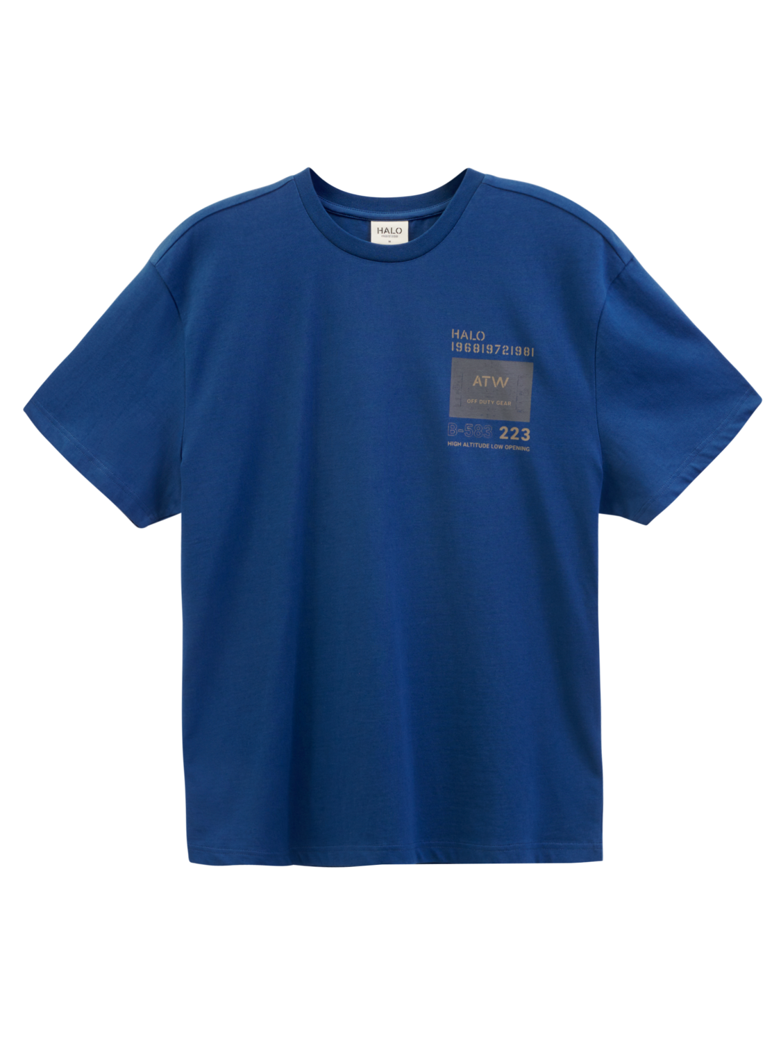 HALO B-583 T-SHIRT, SARGASSO SEA, packshot