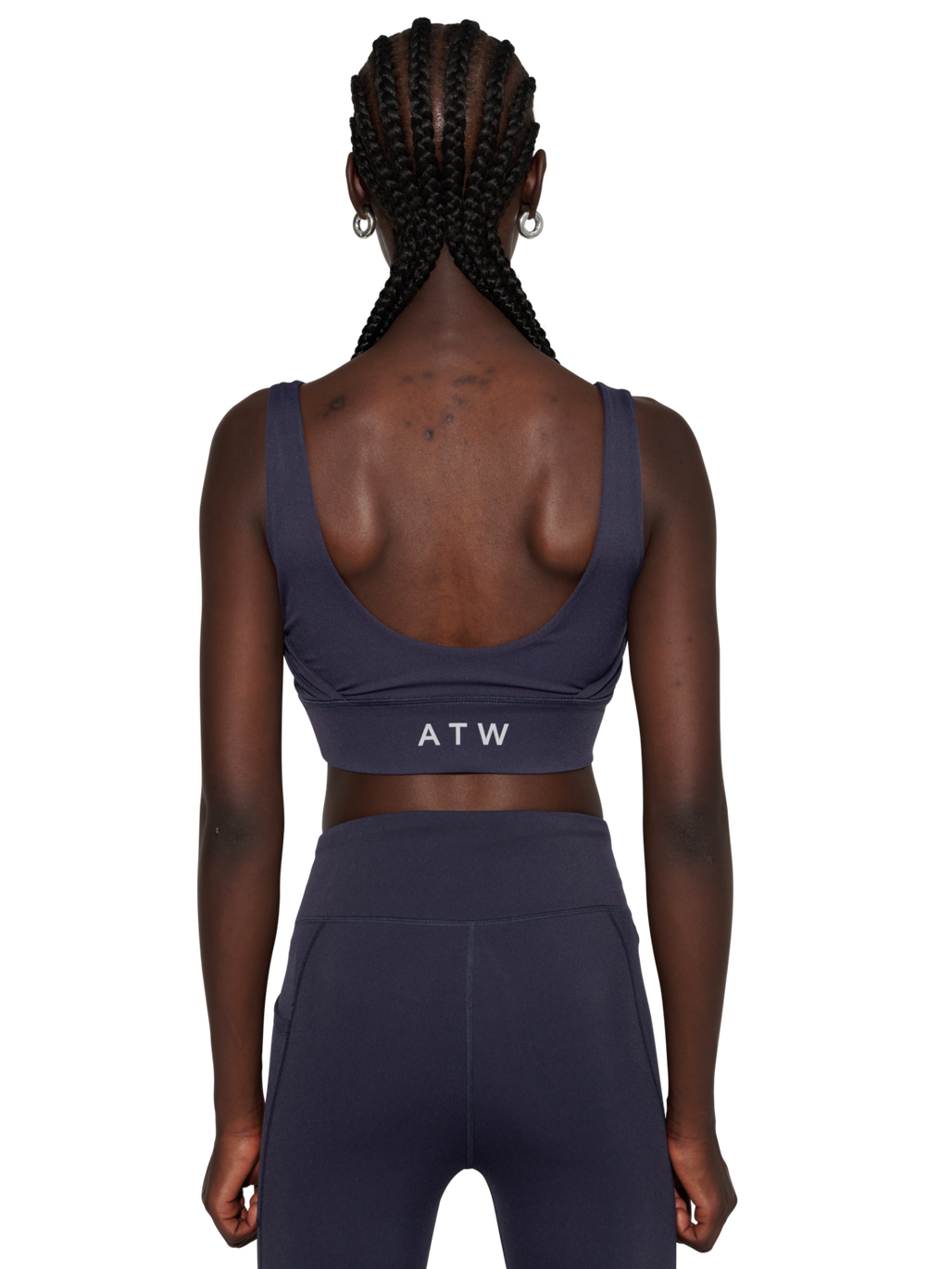 HALO WOMEN TRAINING BRA, DEEP WELL/DEEP WELL, model