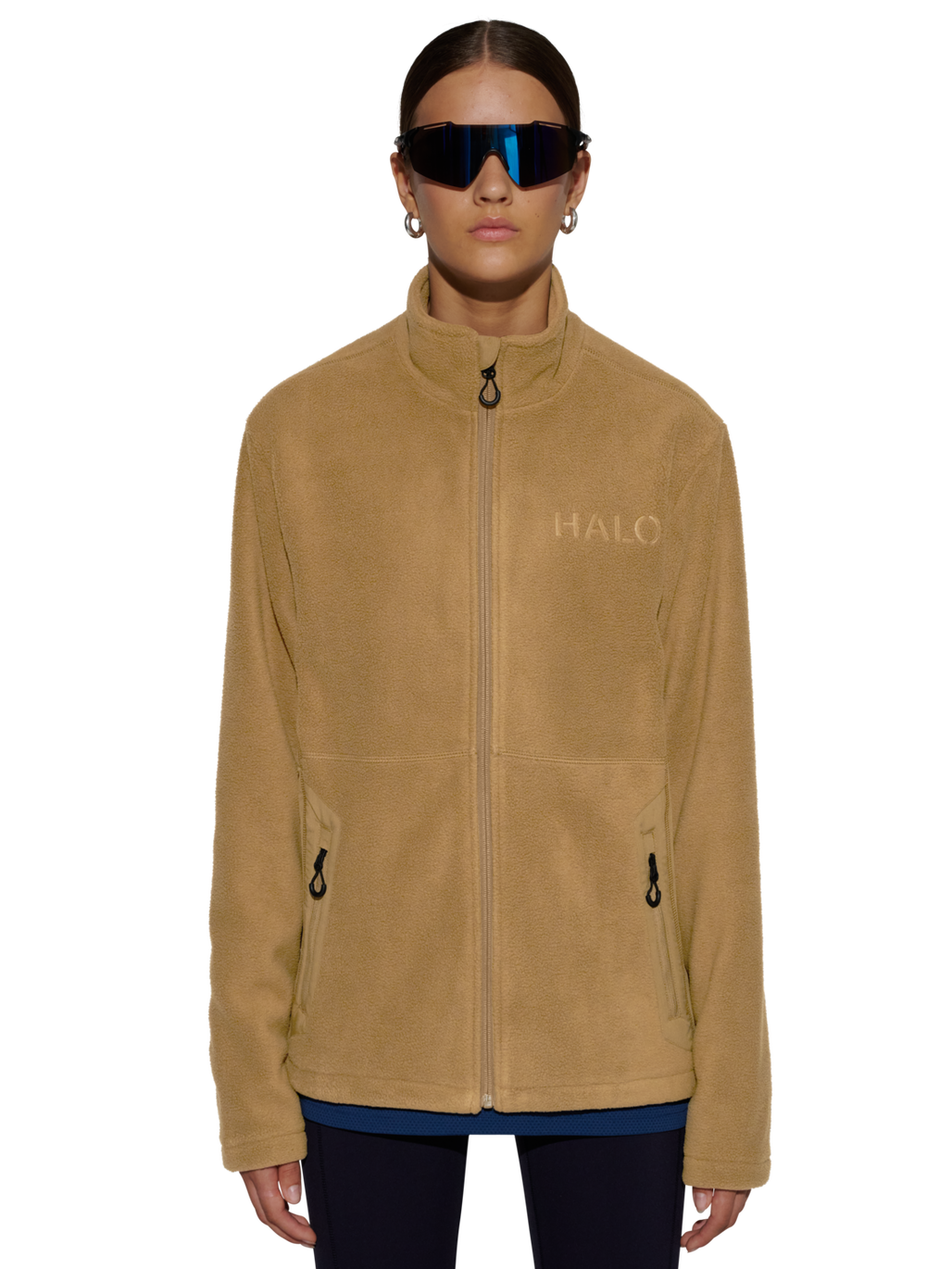 HALO ATW TEDDY FLEECE JACKET, KANGAROO, model