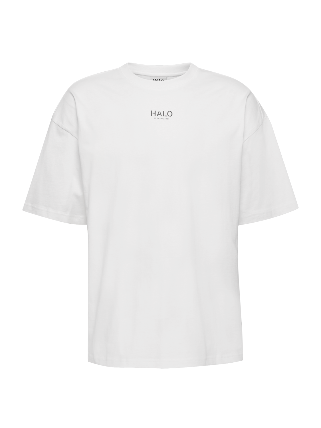 HALO GRAPHIC BOXY T-SHIRT, MARSHMALLOW/DEEP WELL, packshot