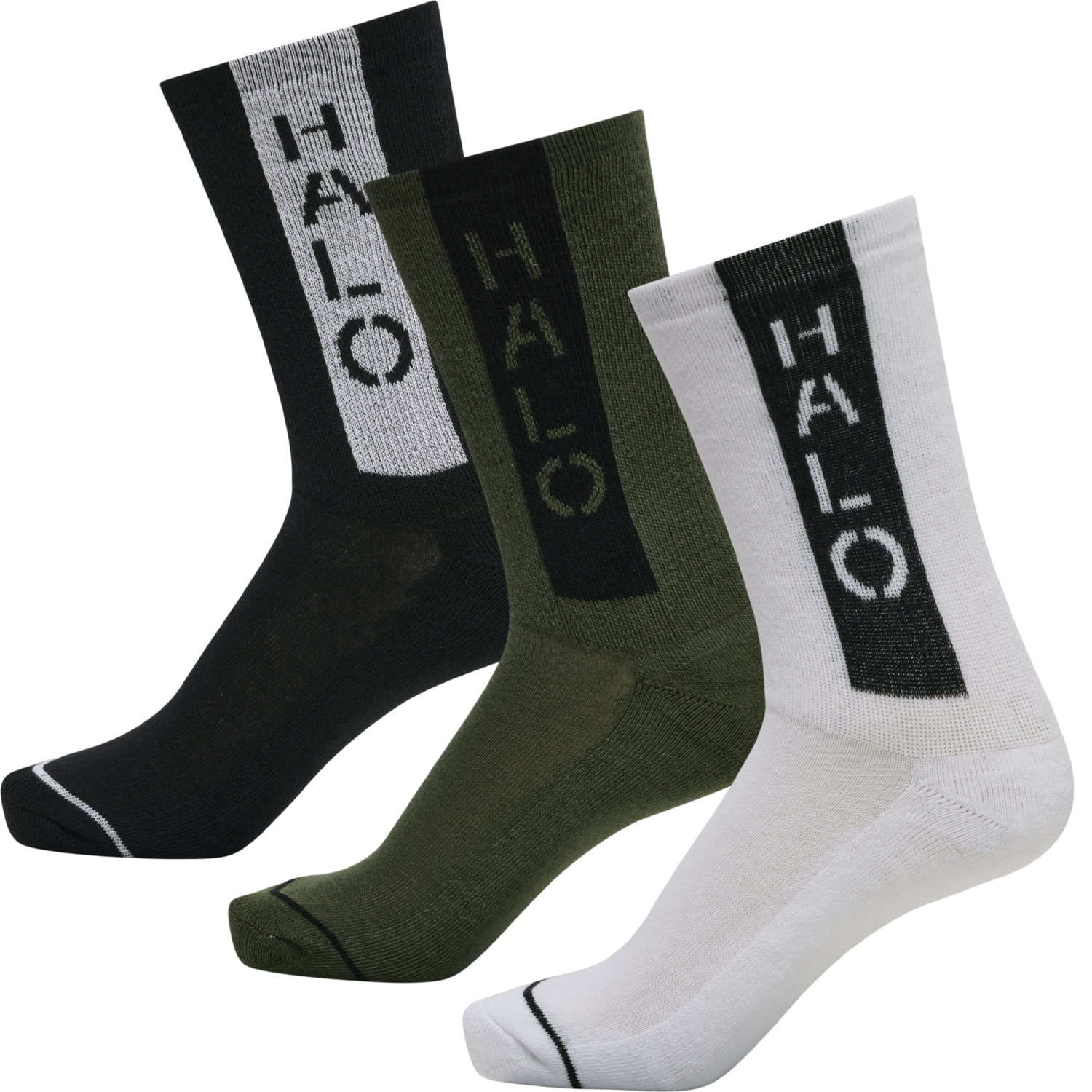 HALO LOGO SOCKS 3-PACK, 7950, packshot