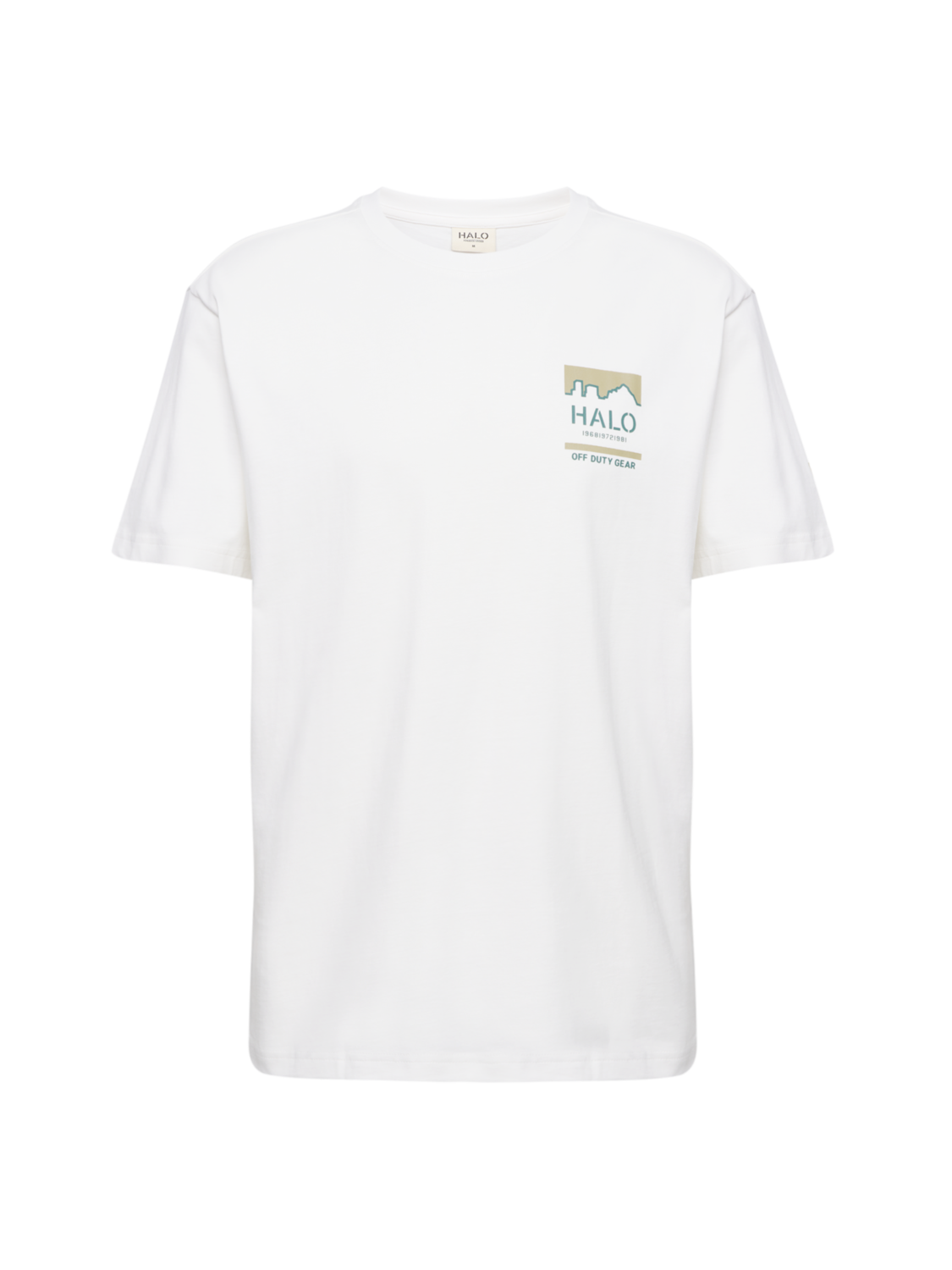 HALO GRAPHIC T-SHIRT, MARSHMALLOW/BOTANICALGARDEN/BG, packshot