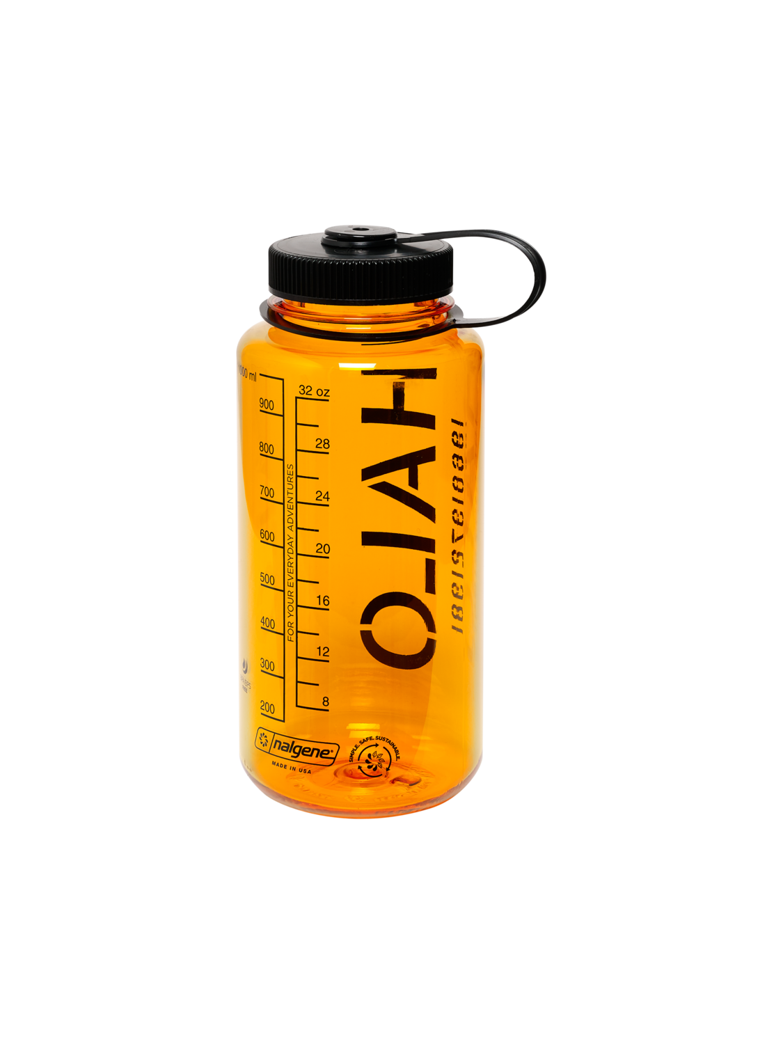 HALO WATER BOTTLE, BLAZING ORANGE, packshot