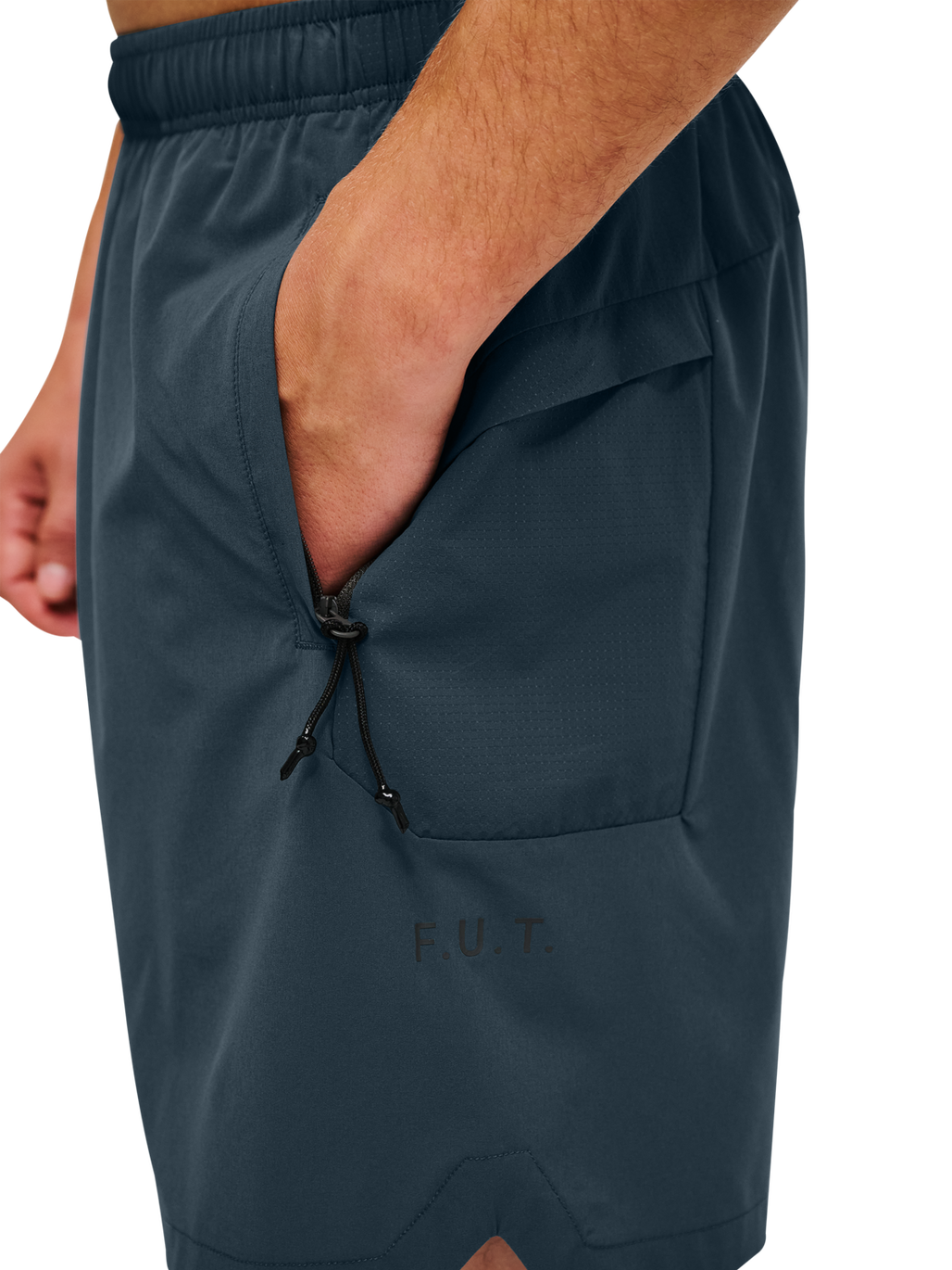 HALO SCOUT SHORTS, DARK SLATE, model