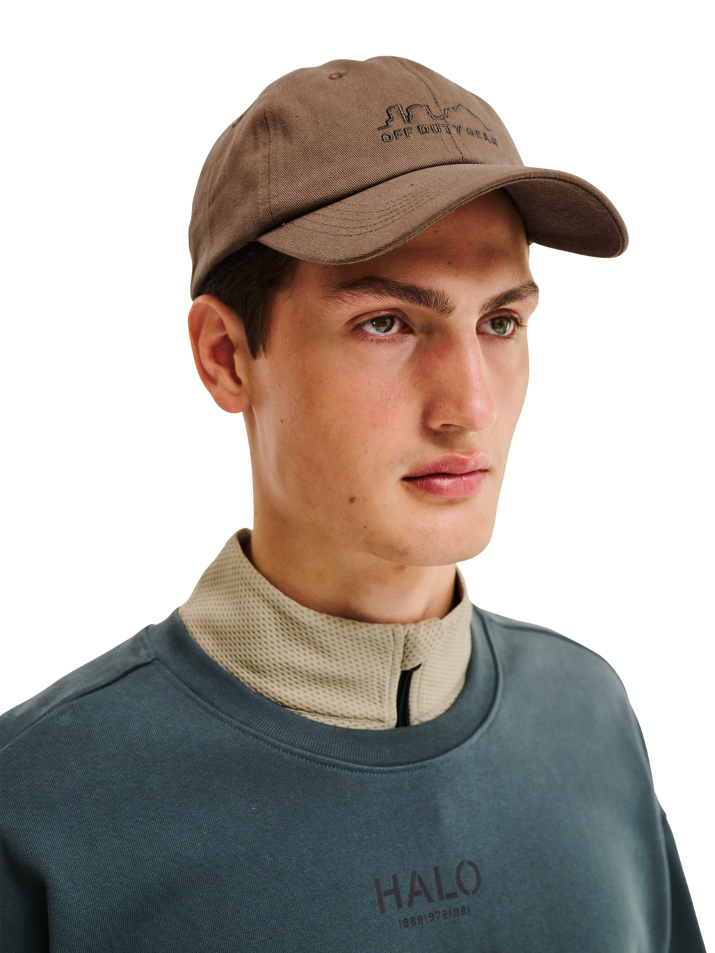 HALO COTTON CAP, CHOCOLATE CHIP, model