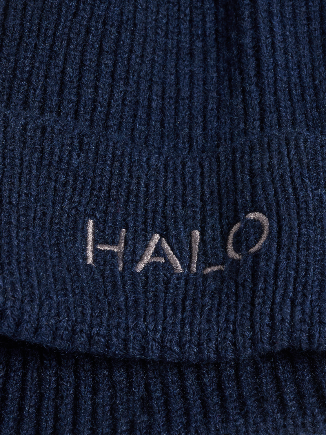HALO WOOL MIX BEANIE, DARK SAPPHIRE, packshot