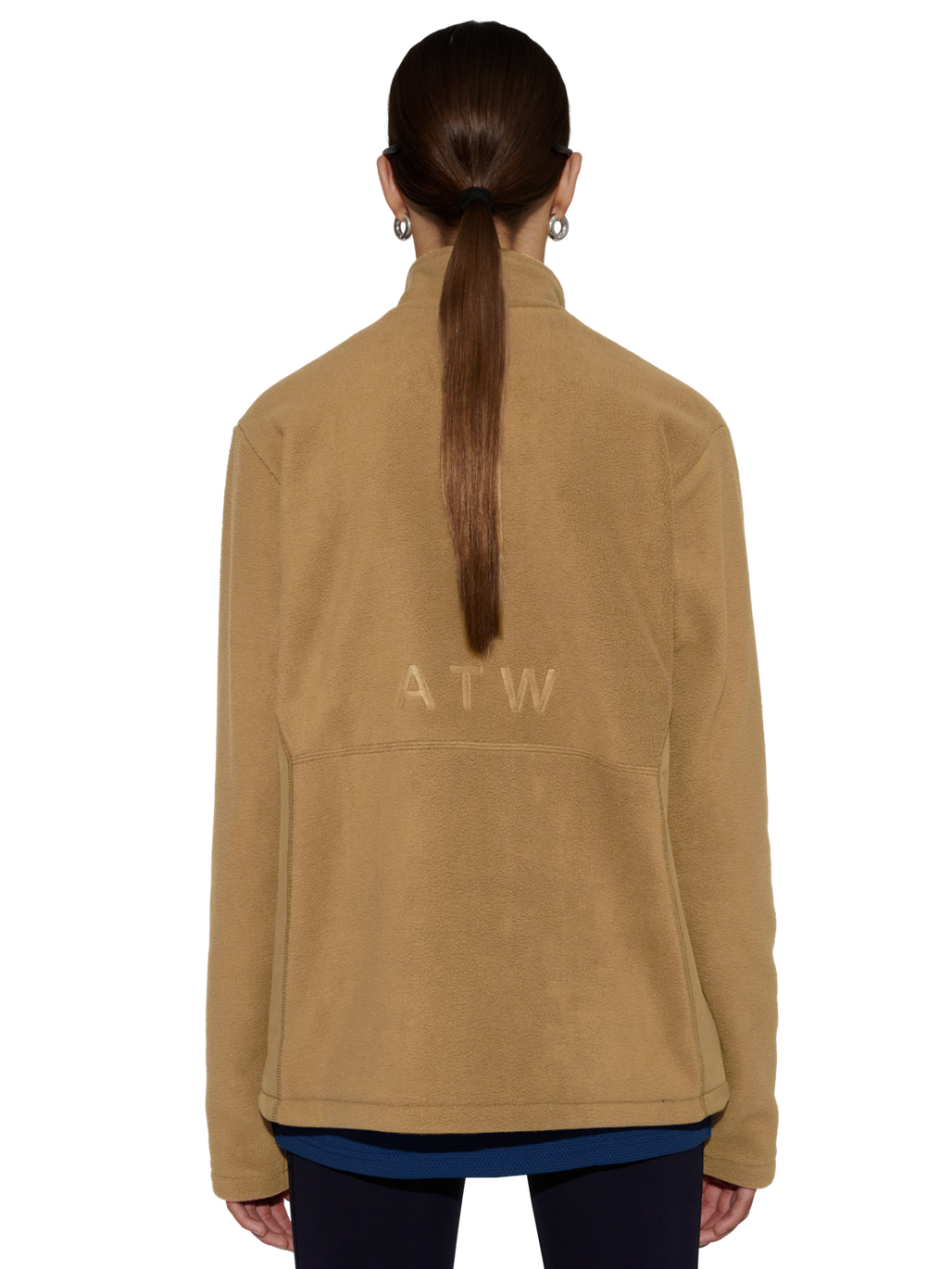 HALO ATW TEDDY FLEECE JACKET, KANGAROO, model