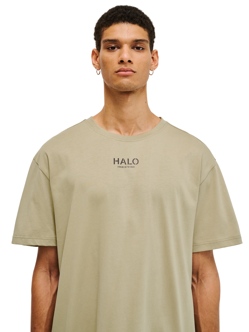 HALO GRAPHIC T-SHIRT 01, SENECA ROCK, model