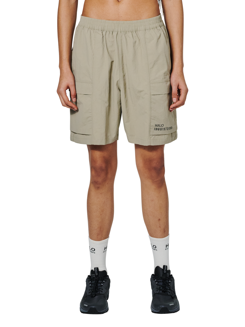 HALO RANGER SHORTS, SENECA ROCK, model