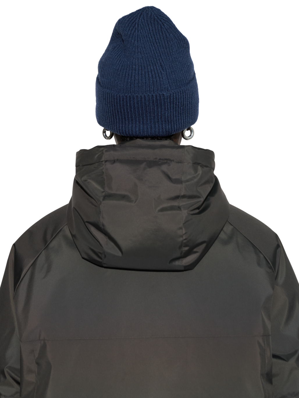 HALO WOOL MIX BEANIE, SARGASSO SEA, model