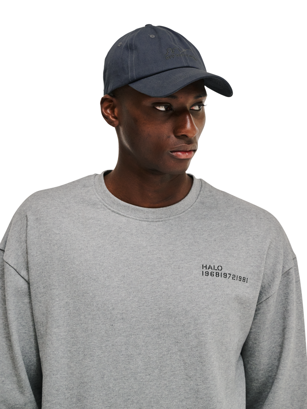 HALO COTTON CAP, DARK SLATE, model