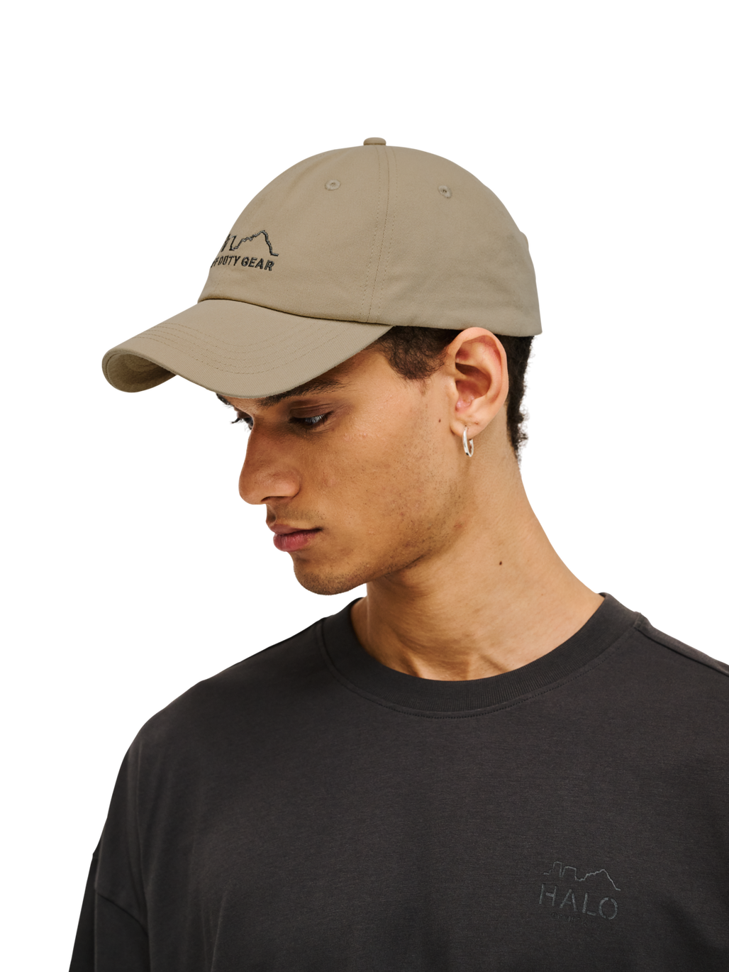 HALO COTTON CAP, SILVER LINING, model