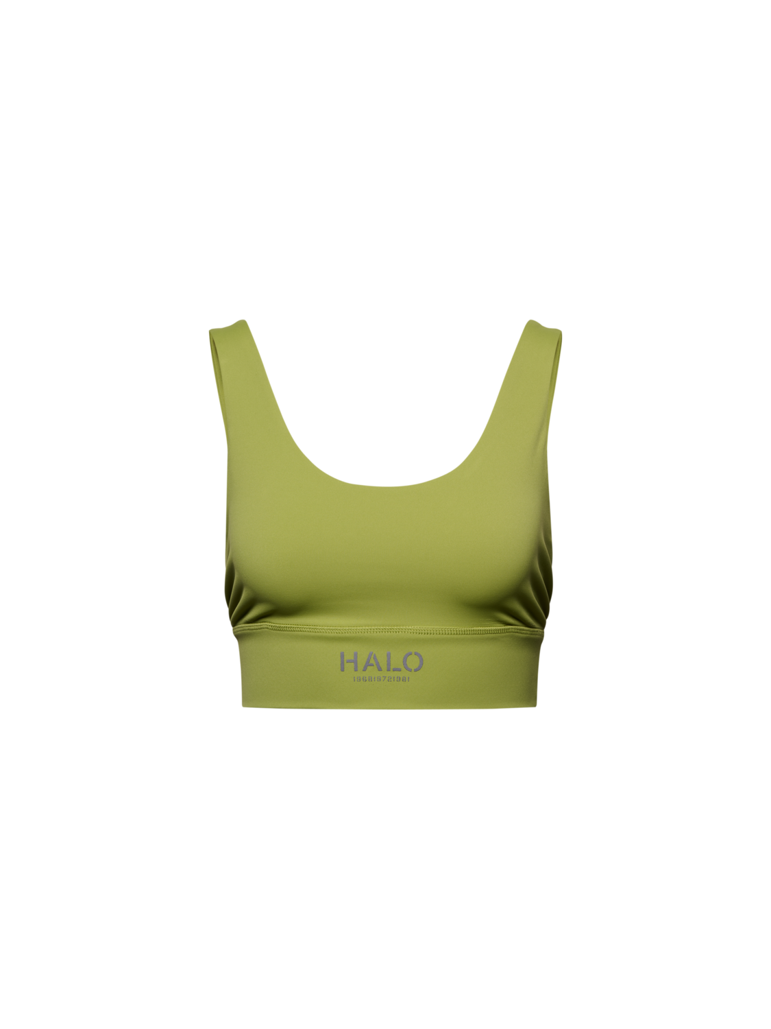 HALO WOMEN TRAINING BRA, TURTLE GREEN, packshot