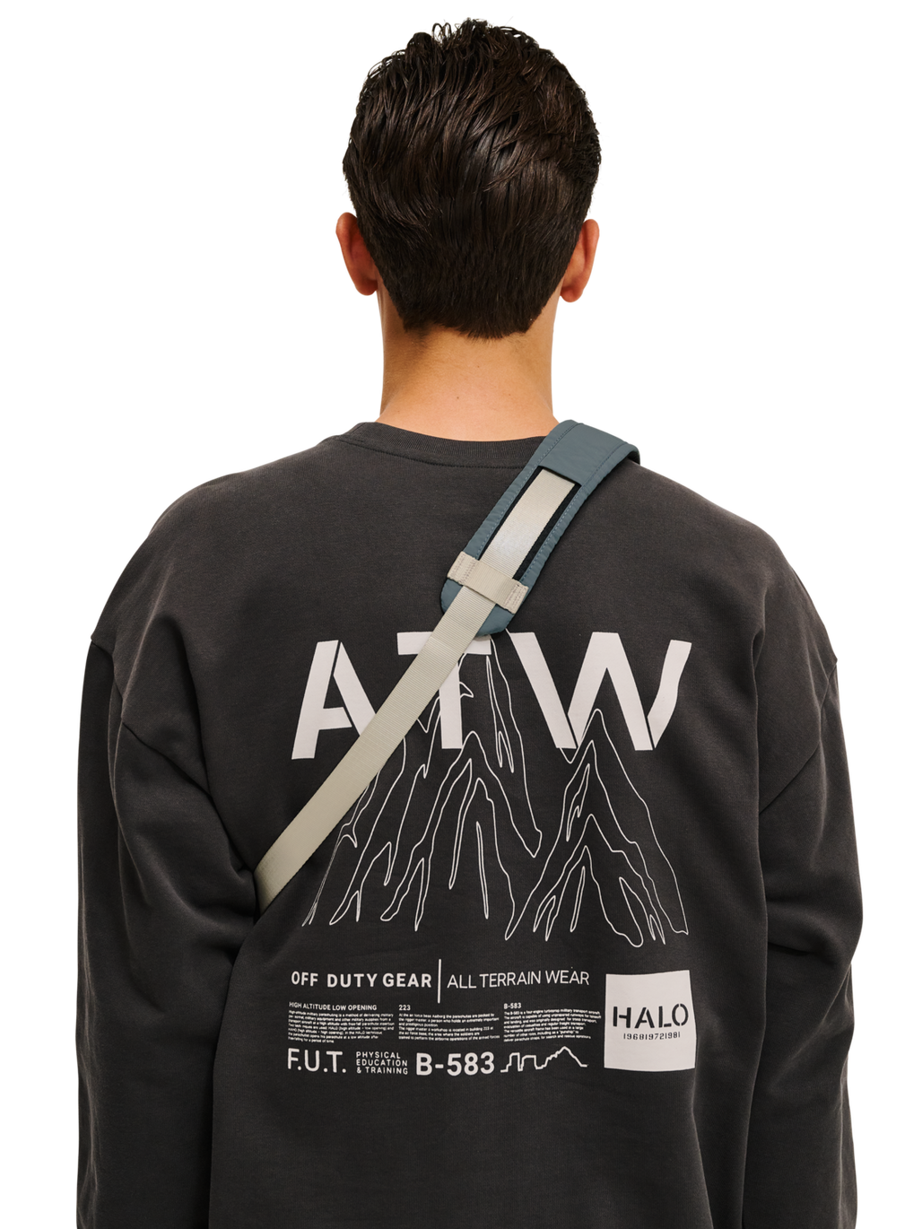 HALO AVIATION BAG, DARK SLATE, model